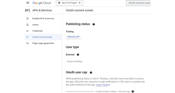 Publish app