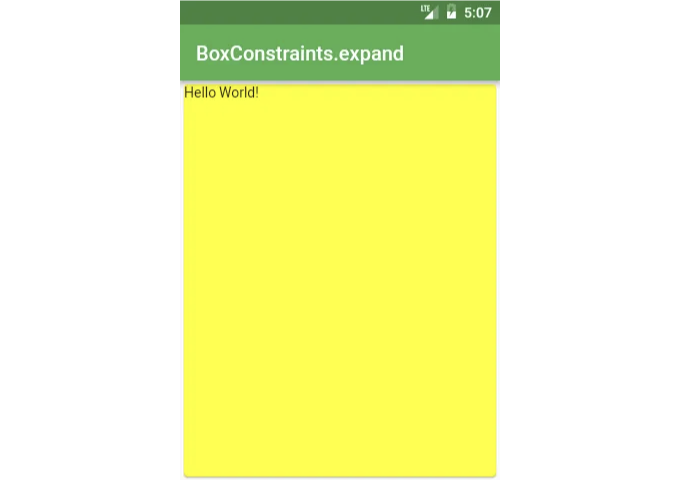 ConstrainedBox Example