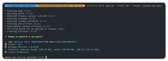 How to implement Shorebird Code Push in Flutter