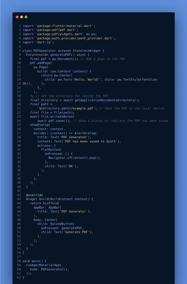 PDF Generation in Flutter: A Step-By-Step Guide