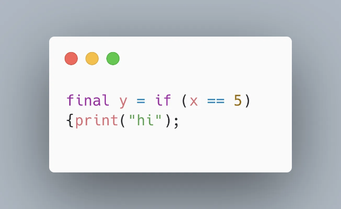 Statement vs Expression in Dart