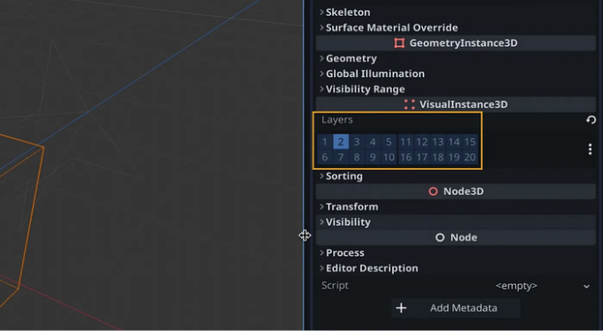 3D scene