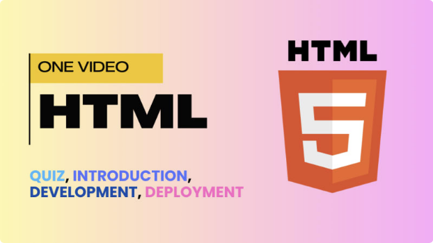 HTML in One Video 이미지