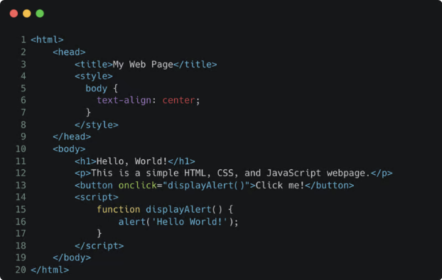 Normal HTML
