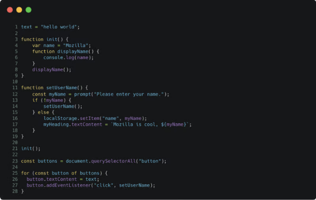 Normal JavaScript